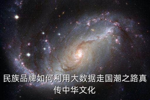 民族品牌如何利用大數(shù)據(jù)走國潮之路真?zhèn)髦腥A文化