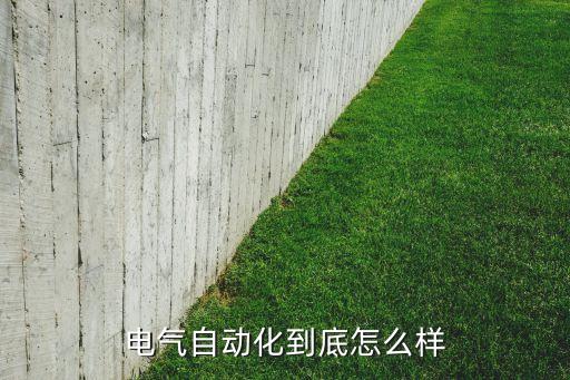 電氣自動(dòng)化到底怎么樣