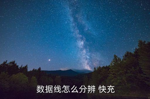 數(shù)據(jù)線怎么分辨 快充