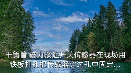 干簧管 磁力接近開關(guān)傳感器在現(xiàn)場用鐵板打孔把傳感器穿過孔中固定...