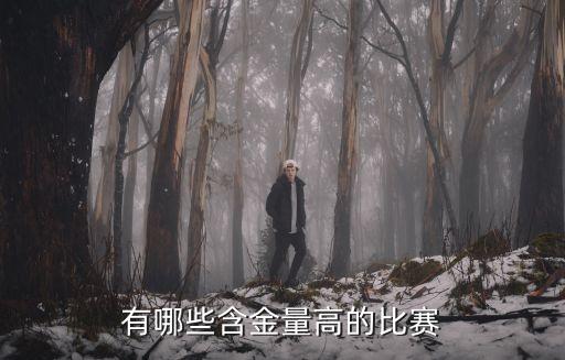 有哪些含金量高的比賽
