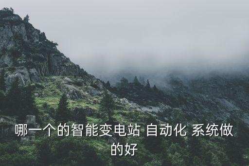 哪一個(gè)的智能變電站 自動(dòng)化 系統(tǒng)做的好