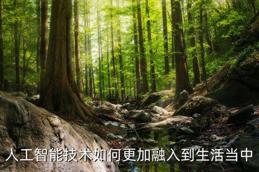 人工智能技術(shù)如何更加融入到生活當(dāng)中
