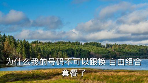 為什么我的號(hào)碼不可以跟換 自由組合套餐了