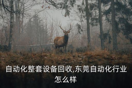 東莞自動化整套設備回收,東莞自動化行業(yè)怎么樣?