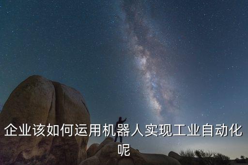 企業(yè)該如何運用機器人實現(xiàn)工業(yè)自動化呢