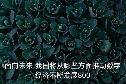 面向未來(lái),我國(guó)將從哪些方面推動(dòng)數(shù)字經(jīng)濟(jì)不斷發(fā)展800