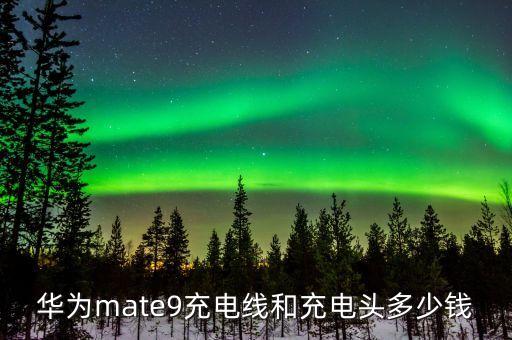 華為mate9充電線和充電頭多少錢