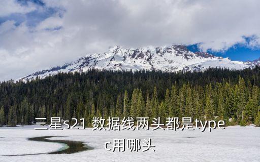 三星s21 數(shù)據(jù)線兩頭都是typec用哪頭
