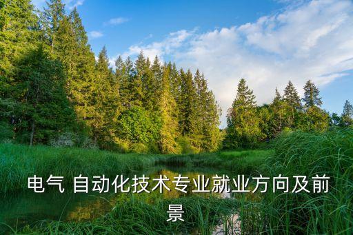  電氣 自動化技術專業(yè)就業(yè)方向及前景