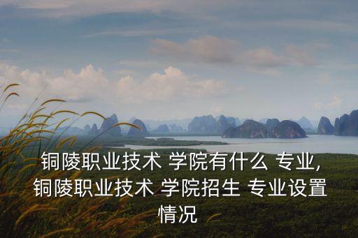 銅陵學(xué)院自動化專業(yè)課程