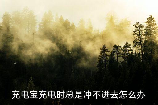 充電寶充不進電解決方法,充電寶用虧了充不進電怎么辦?