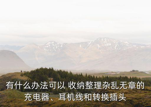 有什么辦法可以 收納整理雜亂無章的充電器、耳機(jī)線和轉(zhuǎn)換插頭