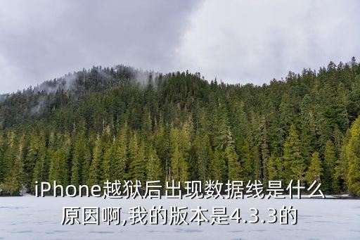 蘋果越獄數(shù)據(jù)線,蘋果越獄后用數(shù)據(jù)線連接電腦有什么影響?
