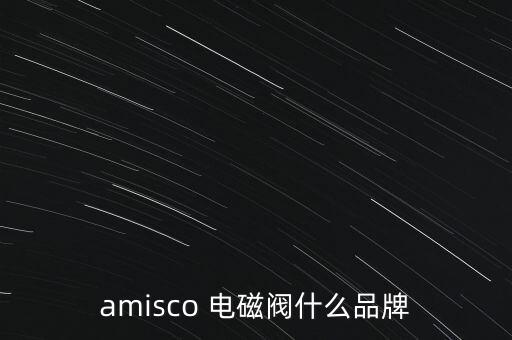 amisco 電磁閥什么品牌