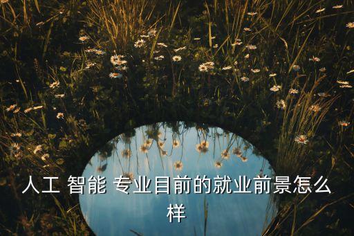 人工 智能 專業(yè)目前的就業(yè)前景怎么樣