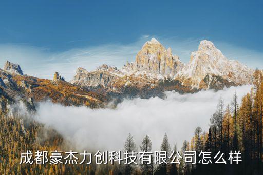 成都豪杰力創(chuàng)科技有限公司怎么樣