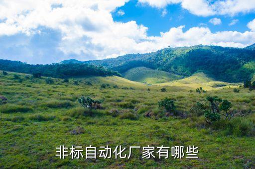 非標自動化廠家有哪些