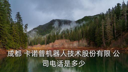卡諾普自動化公司怎么樣,成都卡諾普自動化上市