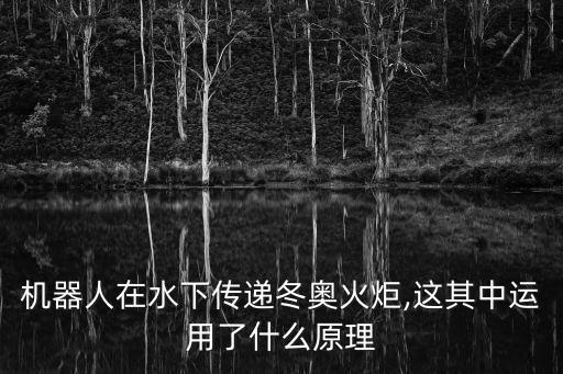 機器人在水下傳遞冬奧火炬,這其中運用了什么原理