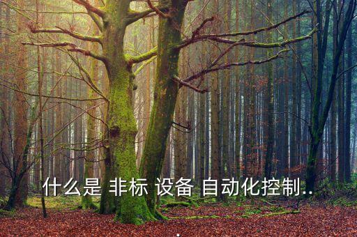 淺談非標(biāo)自動(dòng)化設(shè)備,非標(biāo)自動(dòng)化設(shè)備有哪些