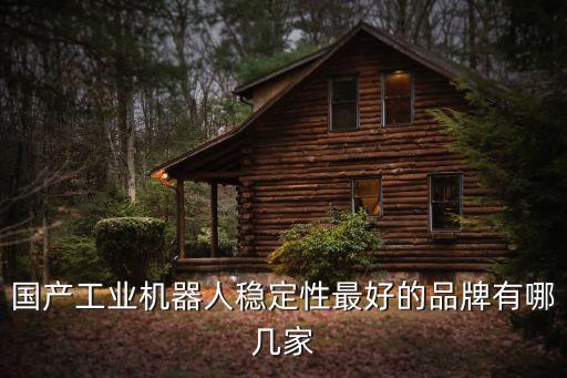 國產(chǎn)工業(yè)機(jī)器人穩(wěn)定性最好的品牌有哪幾家