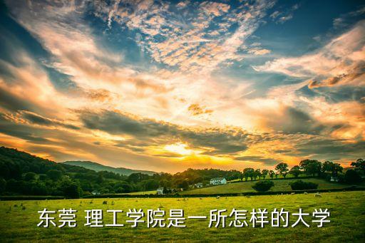 東莞理工自動(dòng)化專業(yè)怎樣