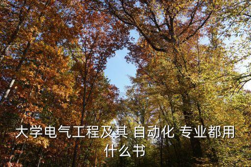 自動(dòng)化專(zhuān)業(yè)相關(guān)的書(shū)