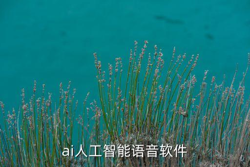 ai人工智能語音軟件