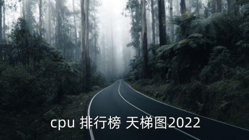  cpu 排行榜 天梯圖2022