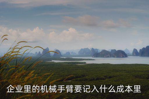 企業(yè)里的機(jī)械手臂要記入什么成本里