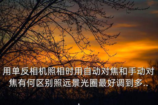 用單反相機(jī)照相時(shí)用自動(dòng)對(duì)焦和手動(dòng)對(duì)焦有何區(qū)別照遠(yuǎn)景光圈最好調(diào)到多...