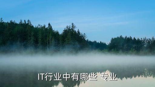 自動(dòng)化屬于it類專業(yè)
