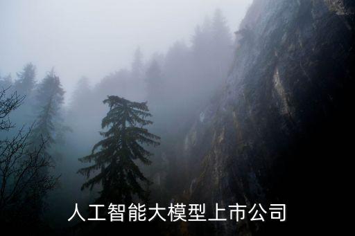 人工智能大模型上市公司