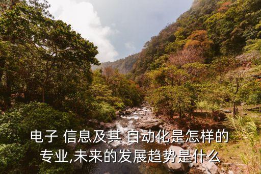  電子 信息及其 自動化是怎樣的 專業(yè),未來的發(fā)展趨勢是什么
