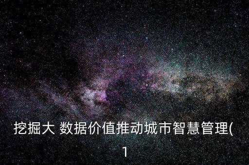 鄔賀銓大數(shù)據(jù)不能全部開放