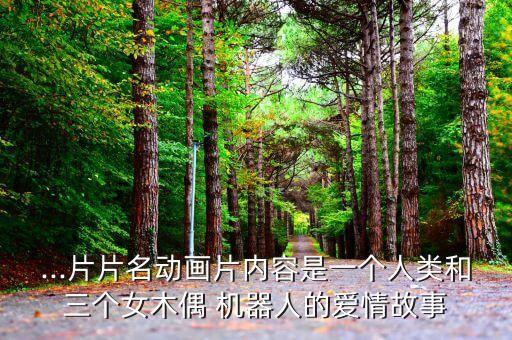 ...片片名動畫片內(nèi)容是一個人類和三個女木偶 機(jī)器人的愛情故事