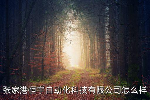 張家港恒宇自動(dòng)化科技有限公司怎么樣