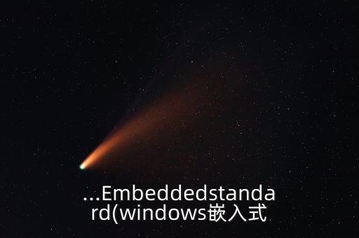 ...Embeddedstandard(windows嵌入式