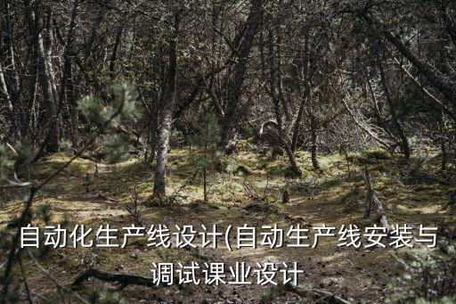 自動化設(shè)備能看圖組裝,什么樣的自動化設(shè)備具備?