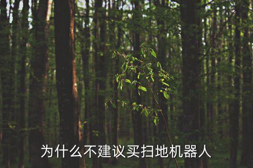 為什么不建議買掃地機(jī)器人
