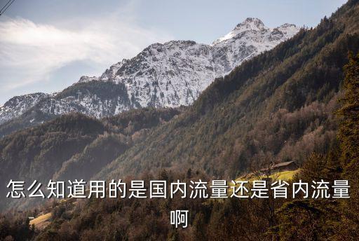 數(shù)據(jù)流量分省內(nèi)和國內(nèi),三種數(shù)據(jù)流量有何不同?一文讀懂