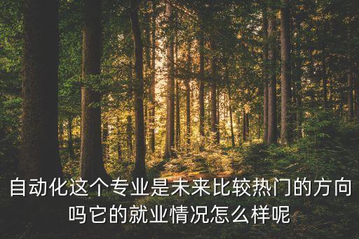 自動(dòng)化專業(yè)離網(wǎng)型,自動(dòng)化專業(yè)?就業(yè)方向有哪些?