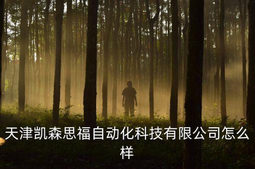 天津凱森思福自動化科技有限公司怎么樣