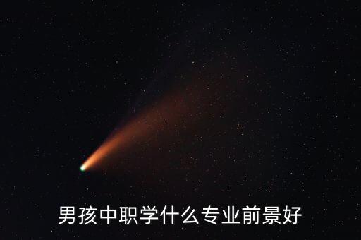 男孩中職學(xué)什么專業(yè)前景好