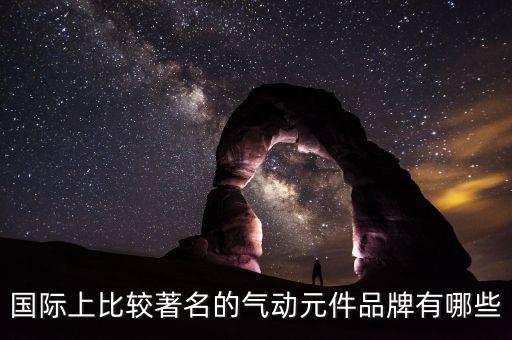 國際上比較著名的氣動元件品牌有哪些
