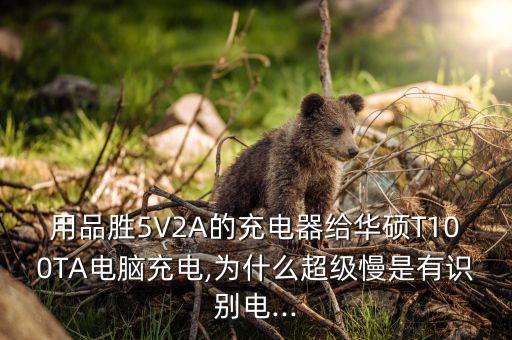 用品勝5V2A的充電器給華碩T100TA電腦充電,為什么超級慢是有識別電...