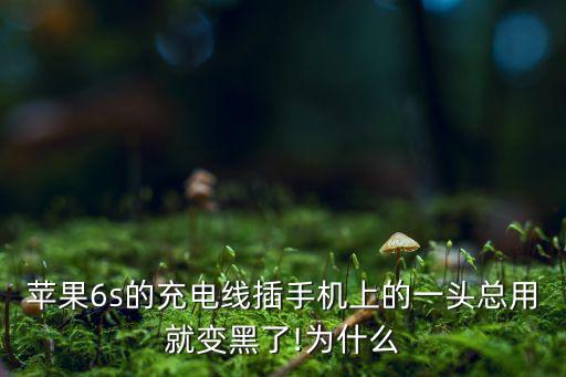 手機(jī)數(shù)據(jù)線(xiàn)變黑,蘋(píng)果6s數(shù)據(jù)線(xiàn)為何變黑?原因何在?