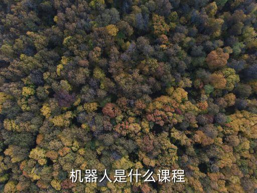 機器人是什么課程
