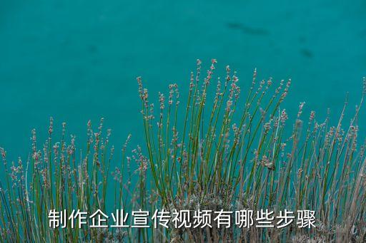 制作企業(yè)宣傳視頻有哪些步驟